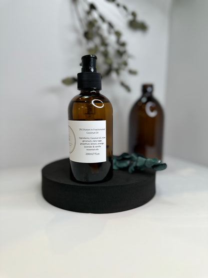 'nurture me' body oil